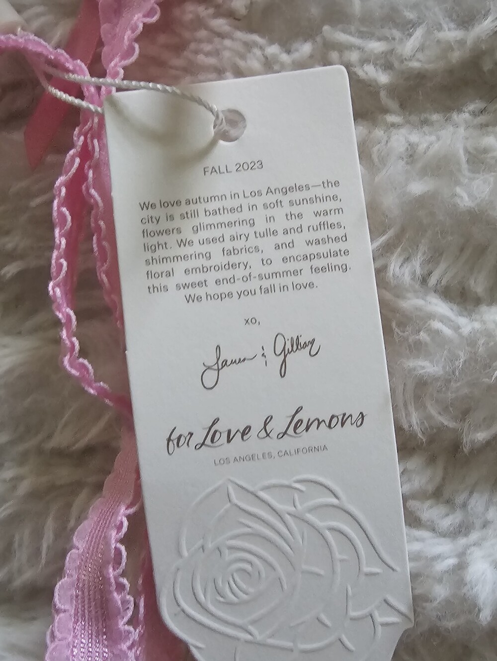 For Love And Lemons Needle Point Roses Set Small - Picture 5 of 15